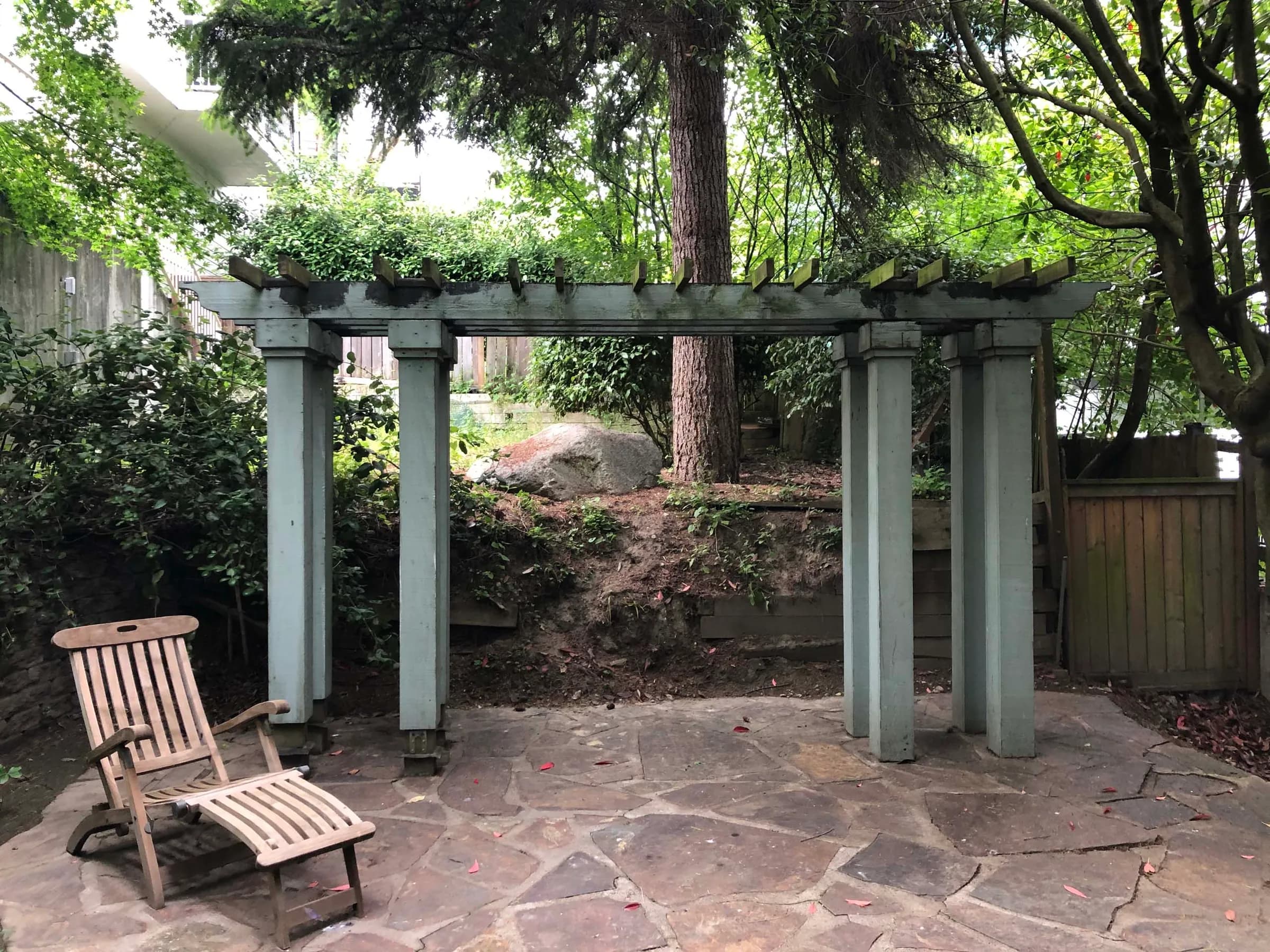 Queen Anne Shed — before